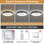 Ceiling Light Square Flush Mount Lights 3000K