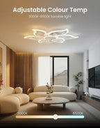 Ceiling Light with Fan and Remote App 88CM
