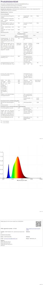 Ceiling Light with Fan and Remote App 88CM