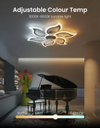 Ceiling Light with Fan and Remote App 88CM