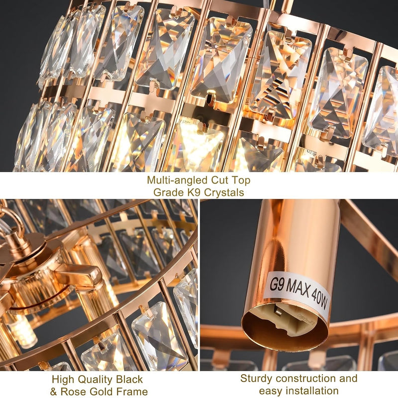 Ceiling Lights Crystal Chandeliers Light D32CM
