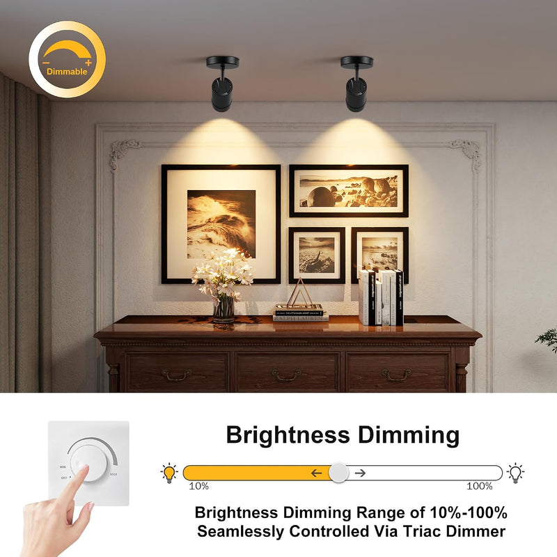Lights Ceiling Zoomable Directional Spotlights