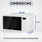 Cello Digital 800W Freestanding Microwave 20 Litre Capacity