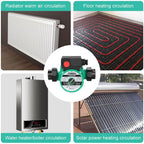 Central Heating Pump Hot Water Circulator Boiler Radiator
