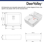 Ceramic Bathroom Sink Countertop Basin with Thin Edge
