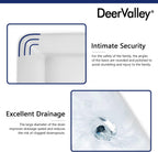 Ceramic Bathroom Sink Countertop Basin with Thin Edge