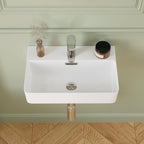 Ceramic Bathroom Sink Countertop Basin with Thin Edge