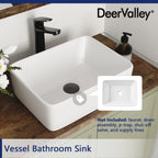 Ceramic Bathroom Sink Countertop Basin with Thin Edge
