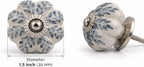Ceramic Cabinet Knobs Floral Vintage Drawer Pulls