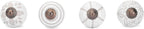 Ceramic Knobs and Hand Painted Pumpkin Round Cupboard (Set of 30)