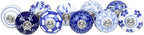 Ceramic Knobs and Hand Painted Pumpkin Round Cupboard (Set of 30)