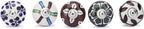 Ceramic Knobs and Hand Painted Pumpkin Round Cupboard (Set of 30)