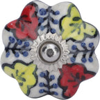 Ceramic Knobs and Hand Painted Pumpkin Round Cupboard (Set of 30)