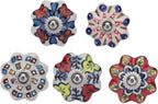 Ceramic Knobs and Hand Painted Pumpkin Round Cupboard (Set of 30)