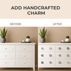 Ceramic Knobs and Hand Painted Pumpkin Round Cupboard (Set of 30)