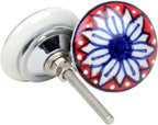 Ceramic Knobs and Hand Painted Pumpkin Round Cupboard (Set of 30)