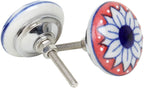 Ceramic Knobs and Hand Painted Pumpkin Round Cupboard (Set of 30)