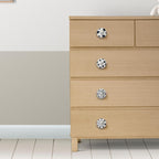 Ceramic Knobs and Hand Painted Pumpkin Round Cupboard (Set of 30)