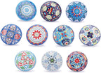 Ceramic Knobs and Hand Painted Pumpkin Round Cupboard (Set of 30)