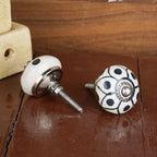 Ceramic Knobs and Hand Painted Pumpkin Round Cupboard (Set of 30)