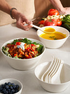 Ceramic Soup Bowls φ18CM Bowl Set 950ML Large