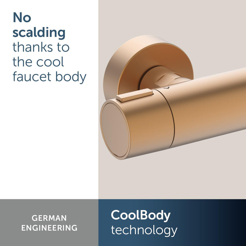 Ceratherm Alu+ Exposed Shower Mixer 292x105x72MM 12