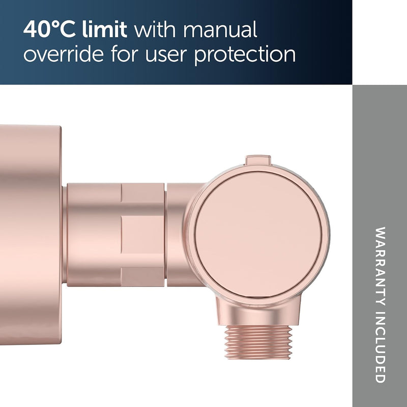 Ceratherm Alu+ Exposed Shower Mixer 292x105x72MM 12