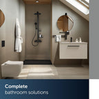 Ceratherm Alu+ Exposed Shower Mixer 292x105x72MM 12
