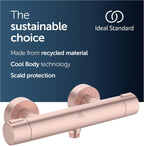 Ceratherm Alu+ Exposed Shower Mixer 292x105x72MM 12