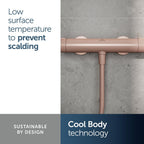Ceratherm Alu+ Exposed Shower Mixer 292x105x72MM 12