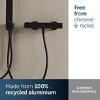 Ceratherm Alu+ Exposed Shower Mixer 292x105x72MM 12