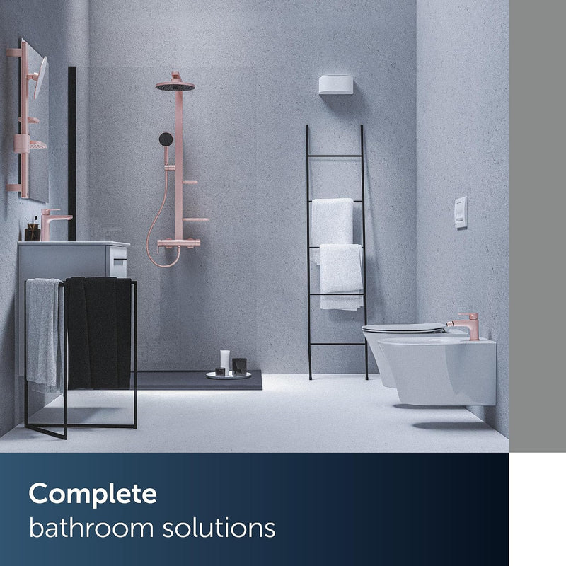 Ceratherm Alu+ Exposed Shower Mixer 292x105x72MM 12