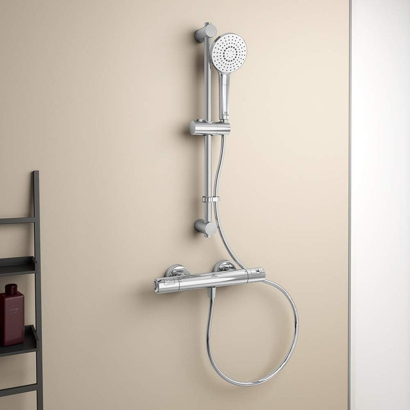 Ceratherm T50 Thermostatic Shower Mixer with Kit Chrome