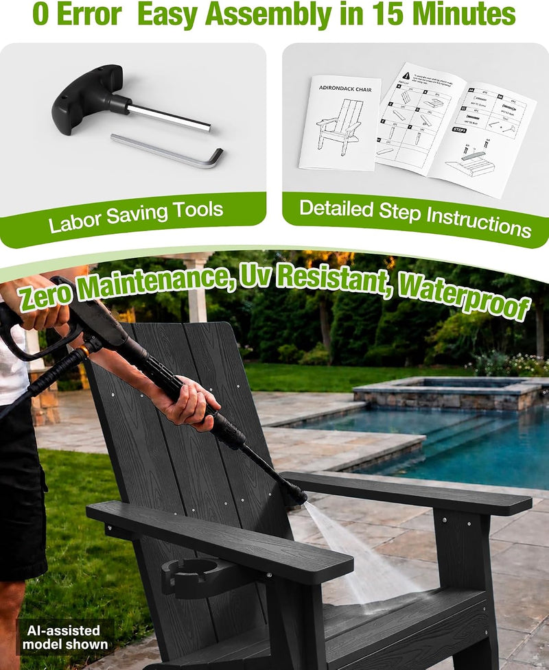 Adirondack Chair for Outdoor Garden: Garden Chairs