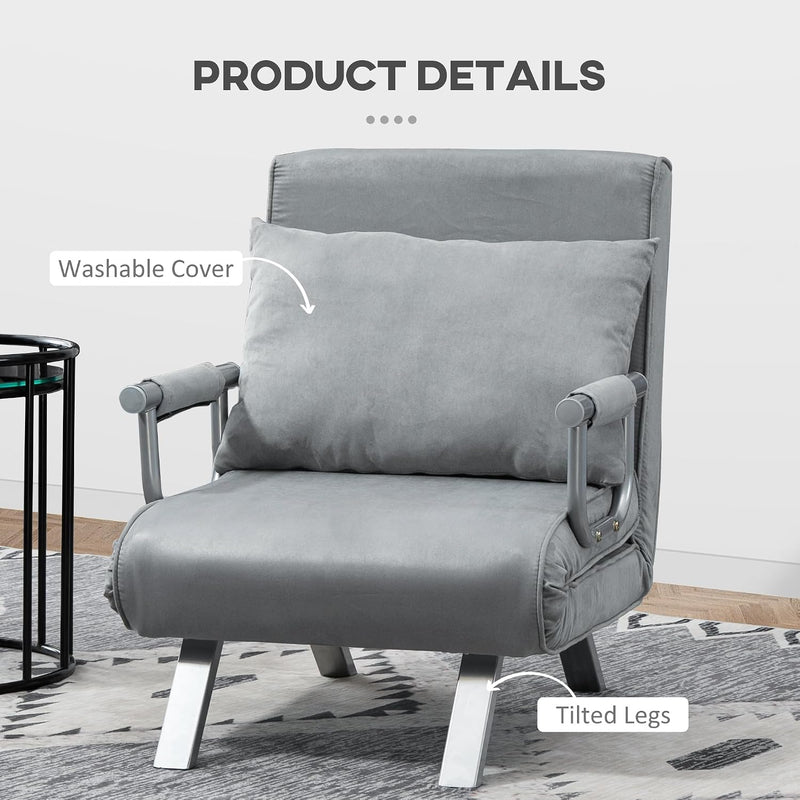 Chair Bed Click Clack Convertible Settee