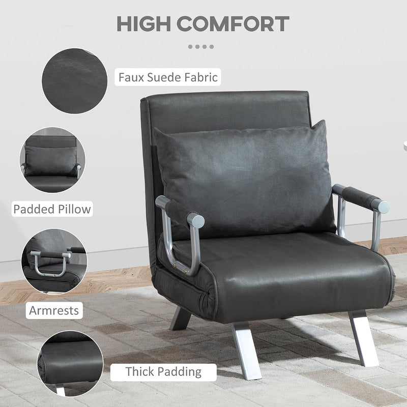 Chair Bed Click Clack Convertible Settee