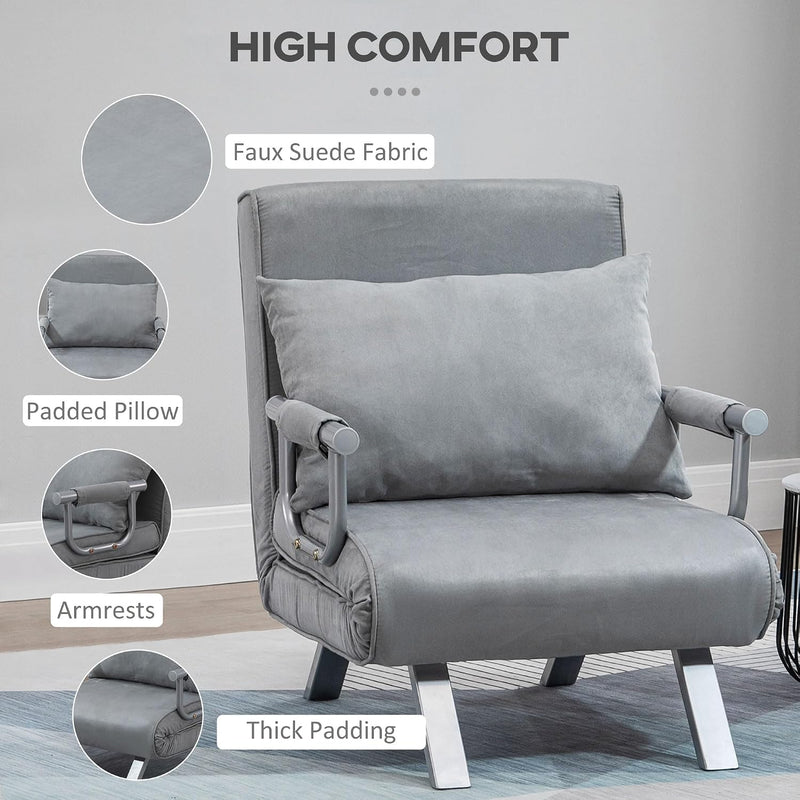 Chair Bed Click Clack Convertible Settee