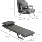 Chair Bed Click Clack Convertible Settee