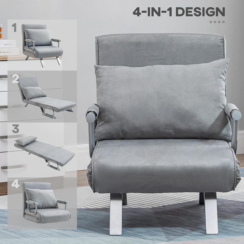 Chair Bed Click Clack Convertible Settee
