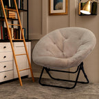 Chair Saucer Comfy Folding Chairs Foldable Armchair Portable