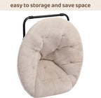 Chair Saucer Comfy Folding Chairs Foldable Armchair Portable