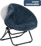 Chair Saucer Comfy Folding Chairs Foldable Armchair Portable
