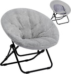 Chair Saucer Comfy Folding Chairs Foldable Armchair Portable