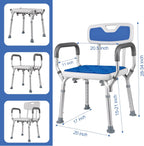 Chair with Arms Anti Slip Design W Padded