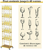Champagne Drinks Tower Removable 5 Tier 40 Cocktail