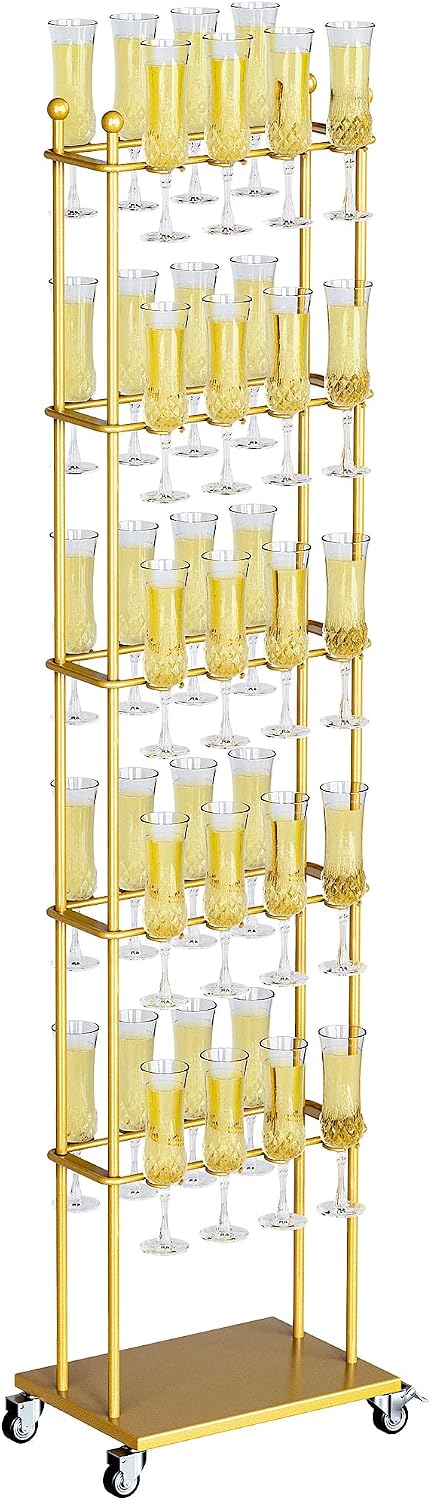Champagne Drinks Tower Removable 5 Tier 40 Cocktail