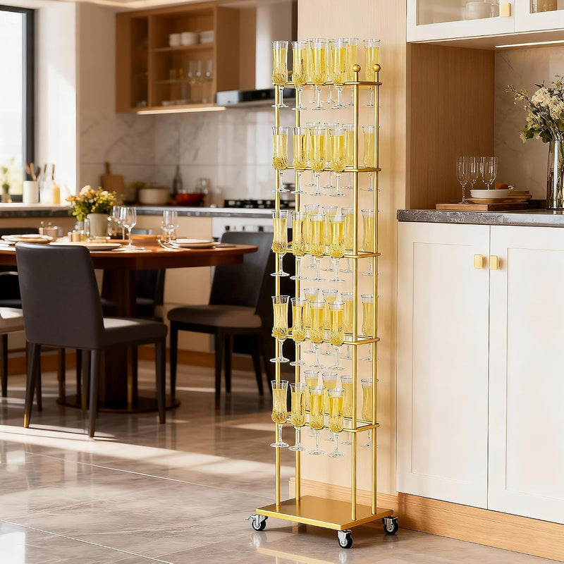 Champagne Drinks Tower Removable 5 Tier 40 Cocktail