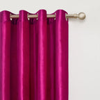 Champagne Velvet Curtains 108 Inch Length 2 Panels