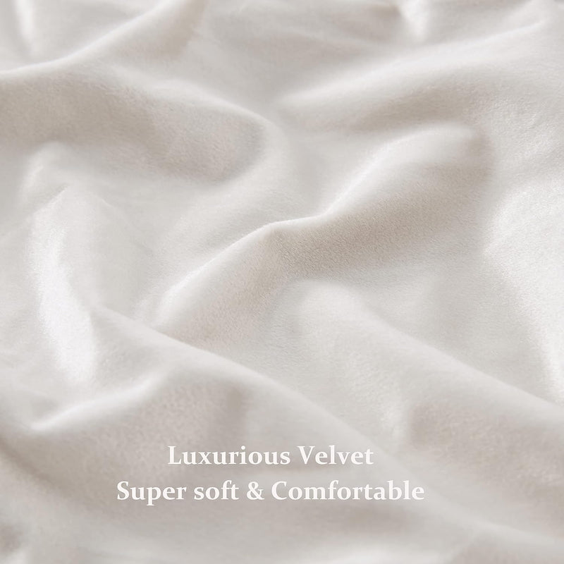 Champagne Velvet Curtains 108 Inch Length 2 Panels