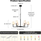 Chandelier 4 Lights Chandeliers Ceiling Light E14 Pendant